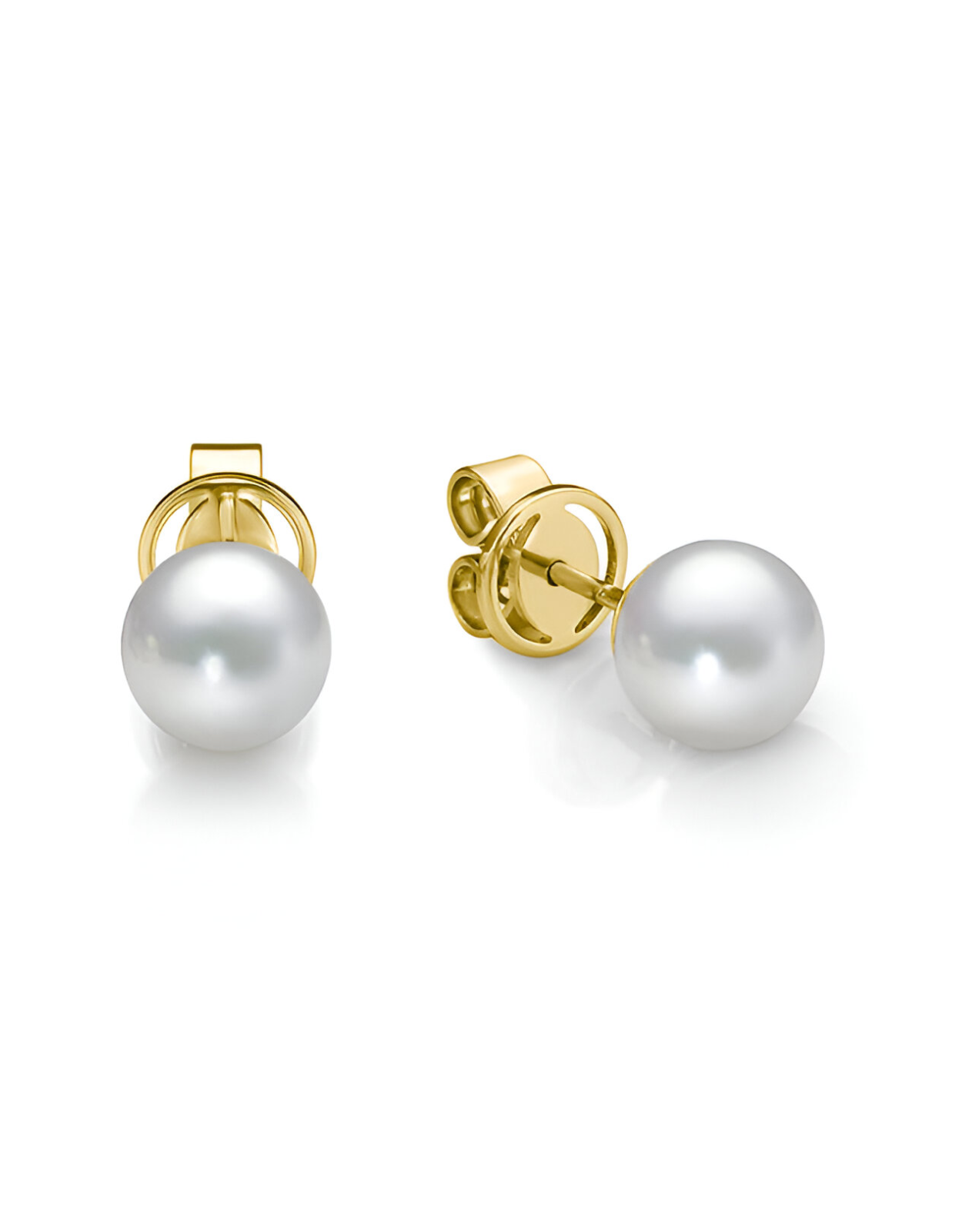 Mings Baroque Pearl and Leaf Clip on Earrings in 14k Yellow Gold For Mings Baroque Pearl and Leaf Clip on Earrings in 14k Yellow Gold For