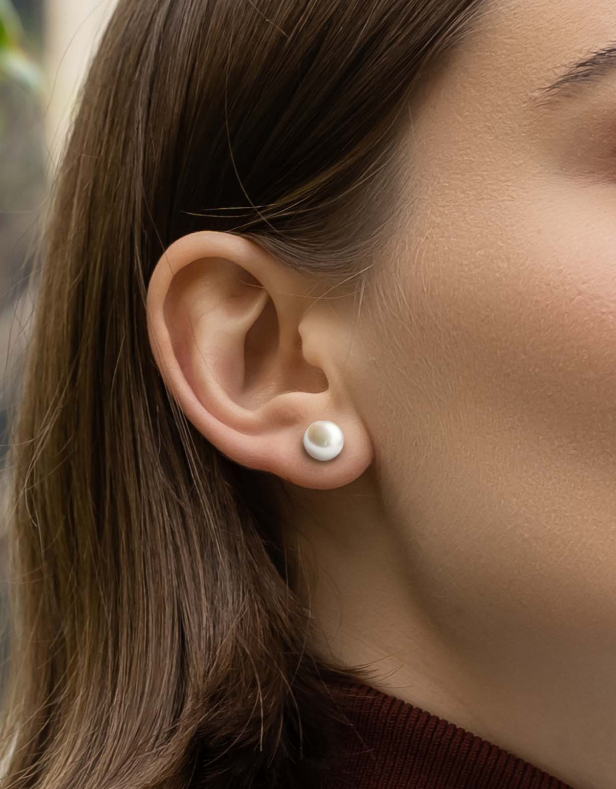 Elegant Akoya Pearl Stud earrings - Genuine, AAA Grade Pearls, Solid Gold studs, Handcrafted Pearl Jewelry, Timeless Luxury Jewelry. Oceana Pearls Brand.
